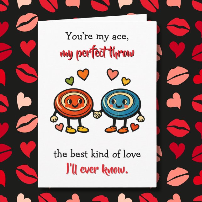 Flirty  Disc Golf Puns | Valentine's Day Kort (Skapare uppladdad)