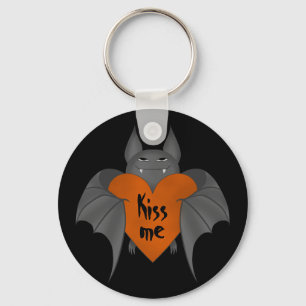 Flirty Halloween rolig vampyrfladdermöss Nyckelring
