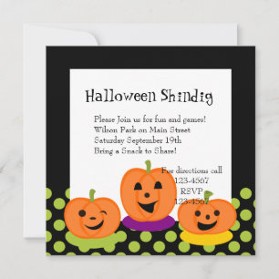 Flirty Pumpkins Inbjudningar
