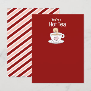 Flirty Tea Pun Cuppa Tea Vykort