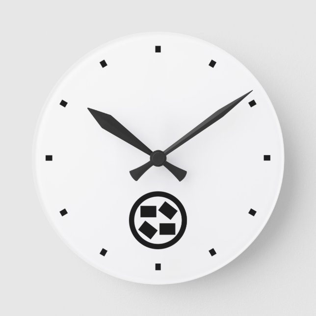 Flisstenar Rund Klocka (Framsida)