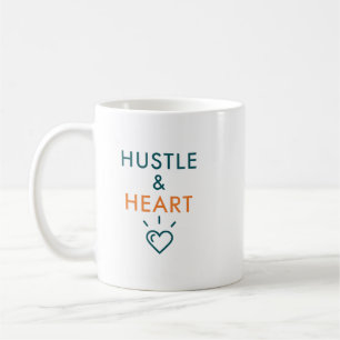 Flit och Hjärta Motivationscitat Kaffemugg