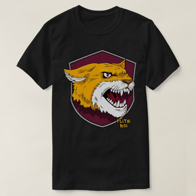 Flite Boi Bethuneu2013Cookman Wildcat Graphic T Shirt (Design framsida)