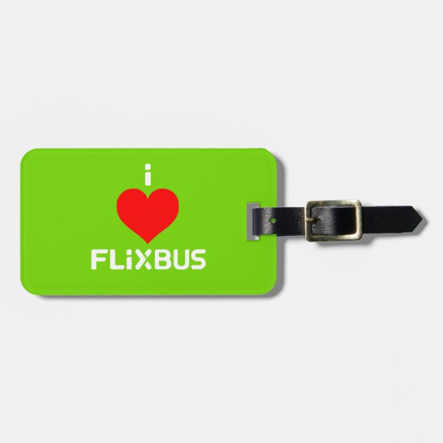 Flixbus Luggage Tag Bagagebricka (Horisontell Framsida)