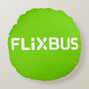 Flixbus Round Pillow Rund Kudde