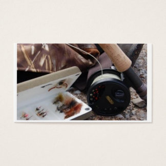 Flly Fishing Rod and Reel Visitkort