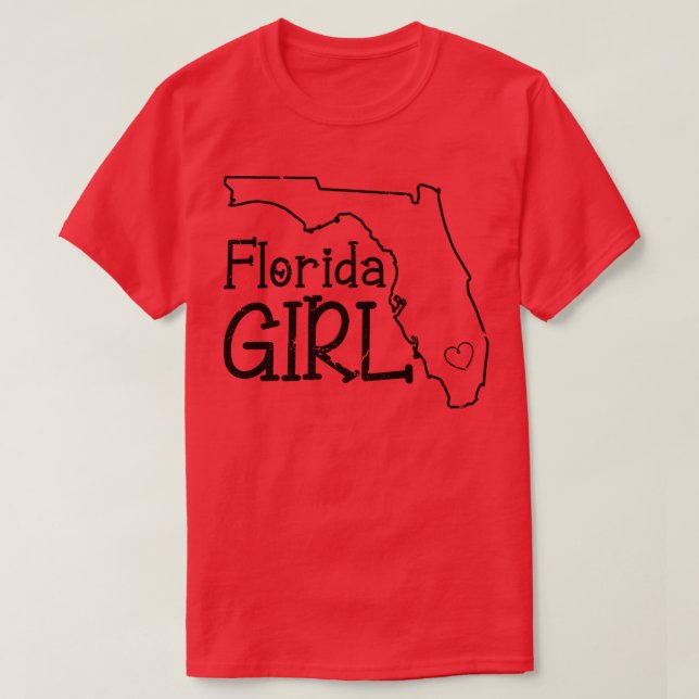 Flo Grown Women Girls Local Florida T Shirt (Design framsida)