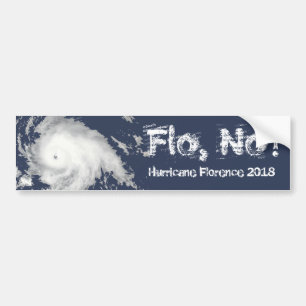 Flo, nej! Orkanen Florens 2018 Bildekal