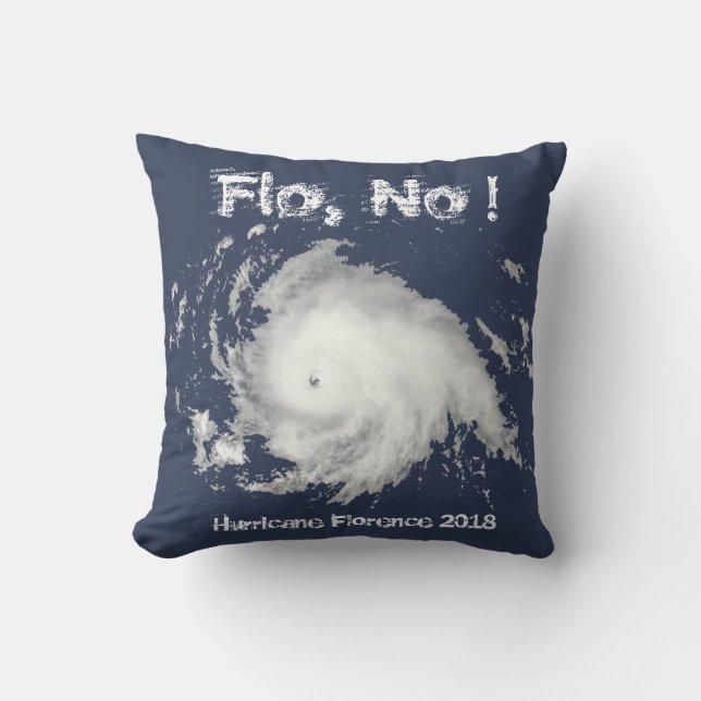 Flo, nej! Orkanen Florens 2018 Kudde (Framsida)