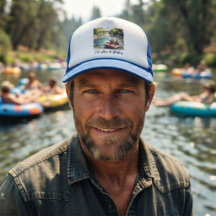 Float Trip Äventyr Blå Trucker Hatt