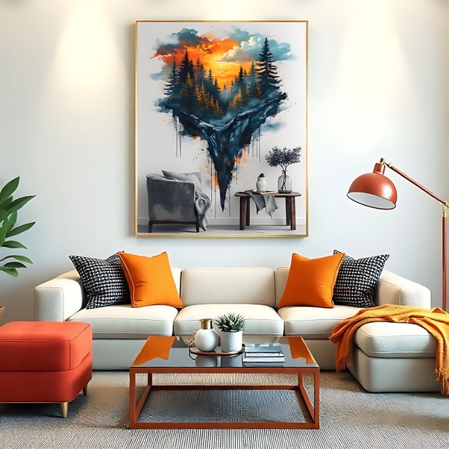 Floating Forest Dreamy Poster (Skapare uppladdad)