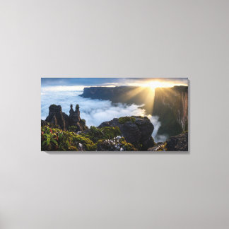 Floating Island Mount Roraima - Moody Prehistoric  Canvastryck