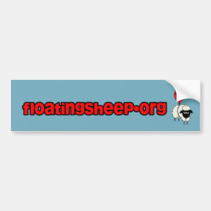 Floatingsheep bildekal