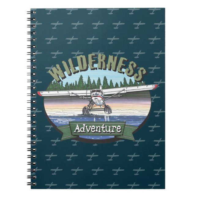 Floatplan Aviation Wilderness Äventyr Anteckningsbok (Framsidan)