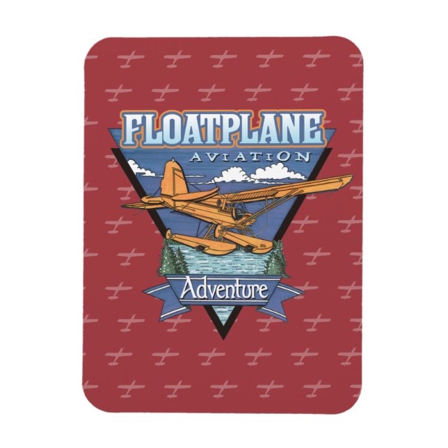 Floatplane flygäventyr magnet (Vertikal)