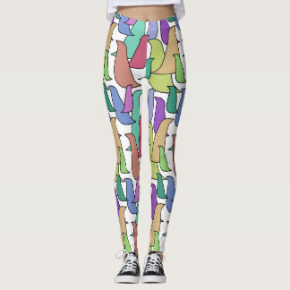 Flock av fåglar leggings