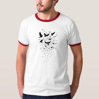 Flock av fåglar t shirt