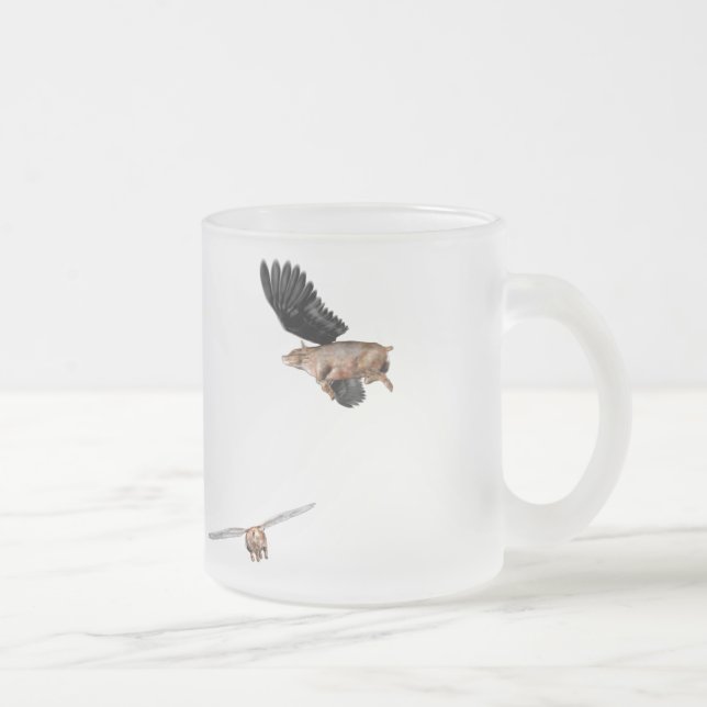Flock av grisar Frostad mugg (Höger)