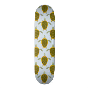 Flock av havssköldpaddamönster skateboard bräda 19,5 cm