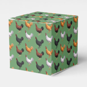 Flock av tuppar presentaskar
