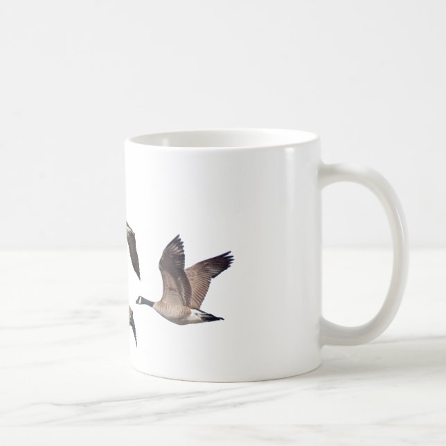 Flock av vildgäss kaffemugg (Höger)