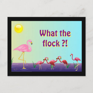 Flock av vykort