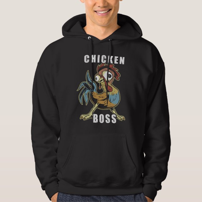 Flock Boss flock Boss Huhn Love  Roosters  2 Hoodie (Framsida)
