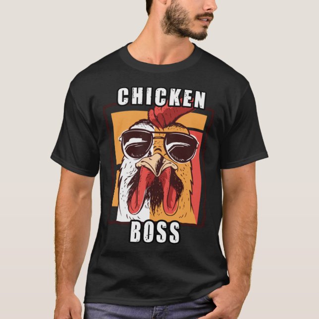 Flock Boss flock Boss Huhn Love  Roosters T Shirt (Framsida)