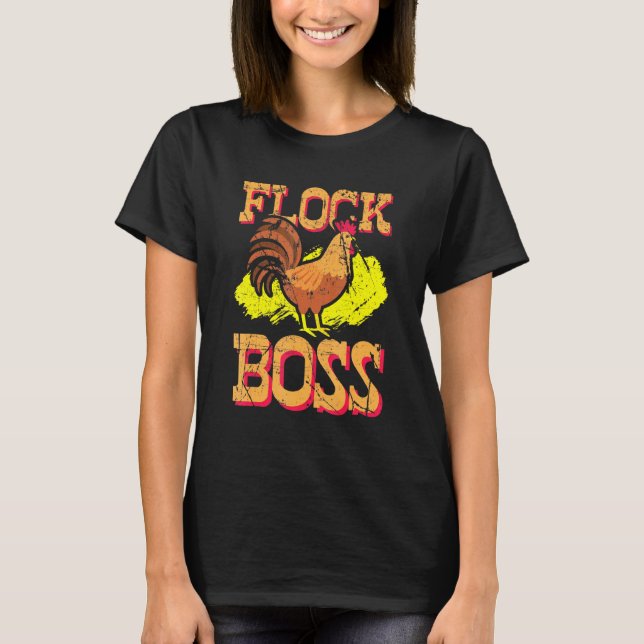 Flock Chef Backyard Chicken Coop Clothing För mana T Shirt (Framsida)