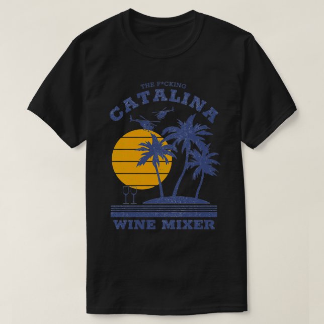 Flockande Catalina Vin Mixer 2 T Shirt (Design framsida)