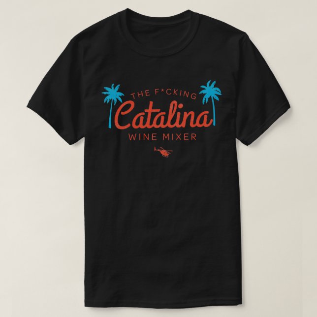 Flockande Catalina Vin Mixer 2 T Shirt (Design framsida)