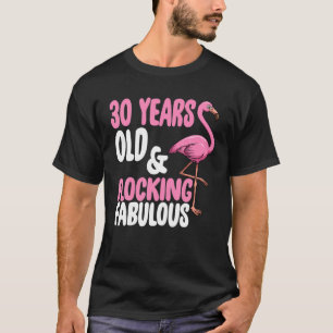 Flockande fyllig 40:e födelsedag Srt Funny Rosa F T Shirt