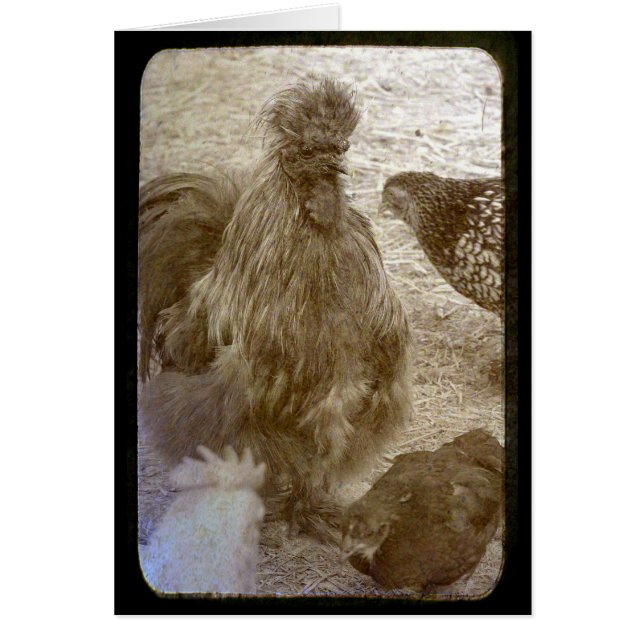 Flocket på många Färg Hälsningskort (Framsidan)