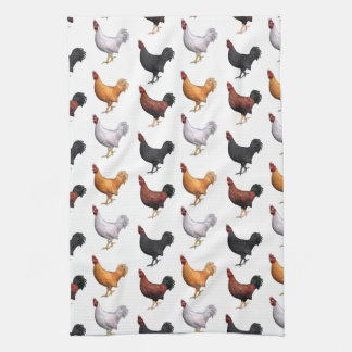 Flocket Tuppar Kökshandduk