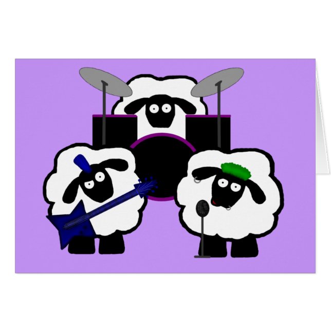 Flockmusikbandkort OBS Kort (Framsidan Horizontal)