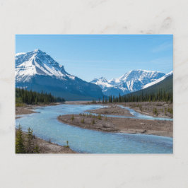 Flod längs Icefields Parkway Highway 93 - Kanada Vykort