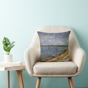 Flod med roddbåtar av Vincent van Gogh Kudde