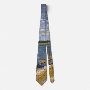Flod med roddbåtar av Vincent van Gogh Slips