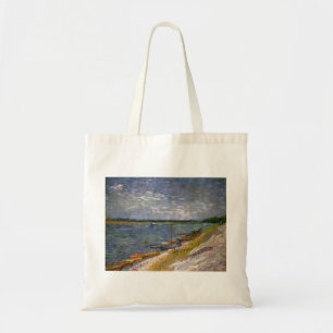 Flod med roddbåtar av Vincent van Gogh Tygkasse