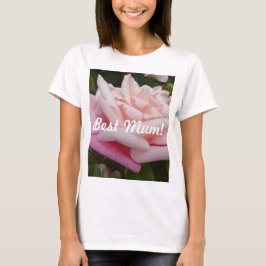 FLOD Morsa, vacker Rosa ros bästa T Shirt