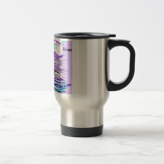 Flod purpurfärgad bergtravel mug resemugg