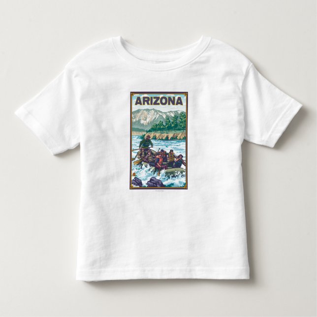 Flod RaftingArizona T-shirt (Framsida)
