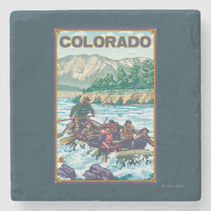 Flod RaftingColorado Underlägg Sten