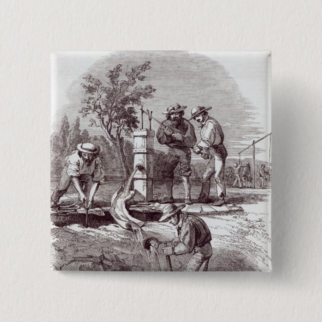 Flod-sängen fordrar på Turonen Knapp (Framsida)