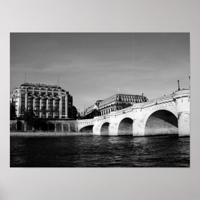 Flod Seine-affisch Poster (Framsidan)