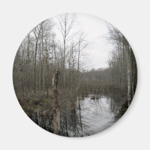 Flod till och med vildmarken magnet