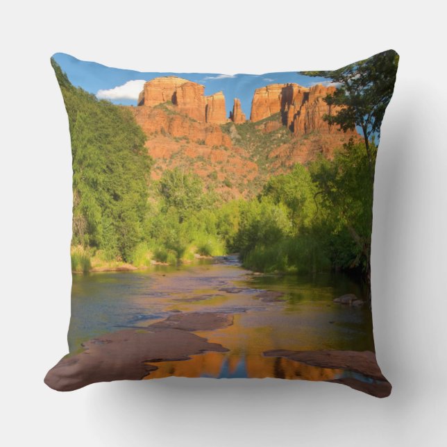 Flod vid Red Rock Crossing, Arizona Kudde (Framsida)