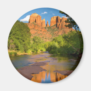 Flod vid Red Rock Crossing, Arizona Magnet