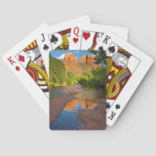 Flod vid Red Rock Crossing, Arizona Spelkort