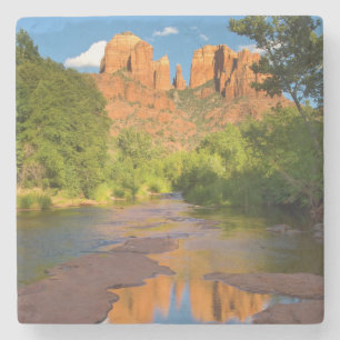 Flod vid Red Rock Crossing, Arizona Stenunderlägg